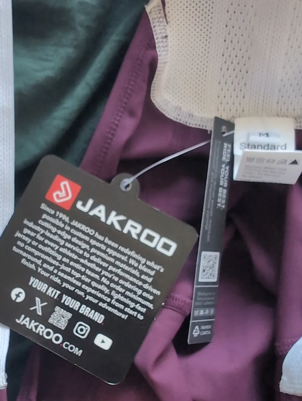 NWT Jakroo Omega XPRO Cycling Bibs Short